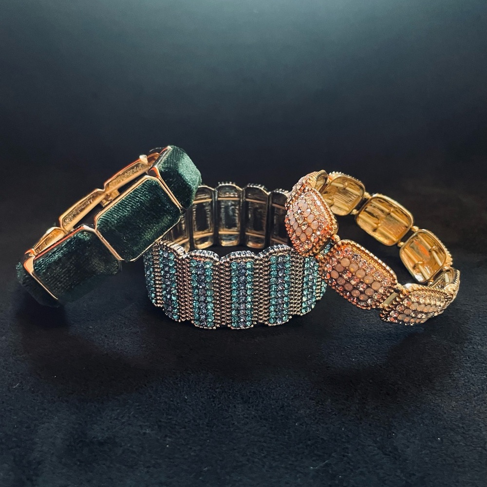 Monet Jewelry Stretch Bracelets (Set of 3)
